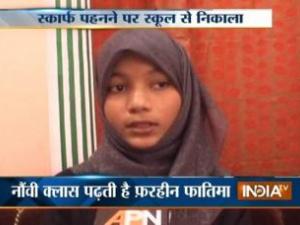 Prohíben el ingreso a clase a una alumna musulmana en India
