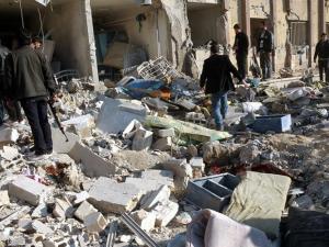 قصف بالحسكة وحمص ومعارك بريف دمشق